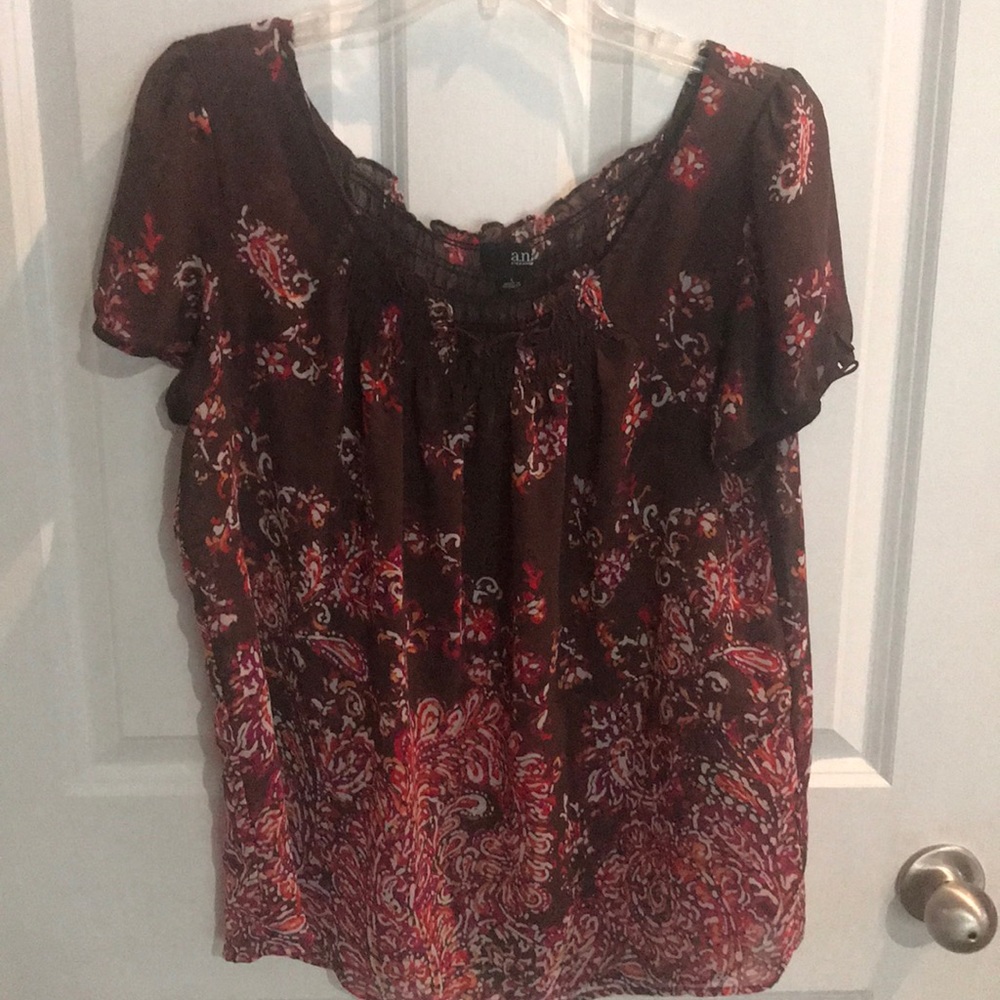 Sheer blouse